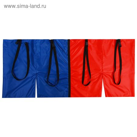 Шорты эстафетные для двоих, с лямками, взрослые, МИКС