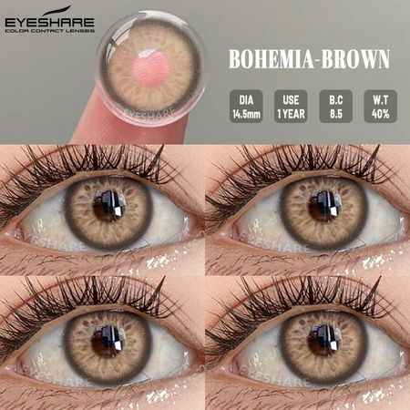 EYESHARE 1 год Зеленые линзы Цветные линзы Корейские линзы Цветные контактные линзы Модные линзы Y2K Красота Зрачки