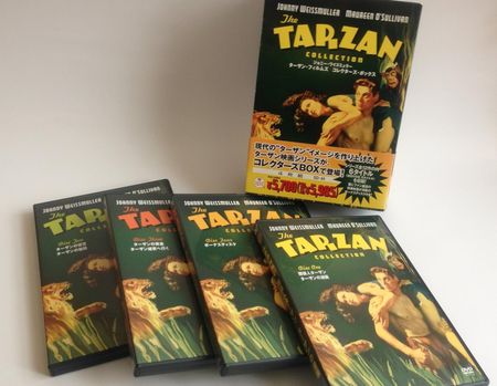DVD DVD - Джонни Вайсмюллер Тарзан Фильмы Col SD44 Япония Фильмы и DVD Б/У
