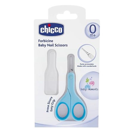 Ножницы CHICCO Ножницы с закругленными концами, детские, голубые